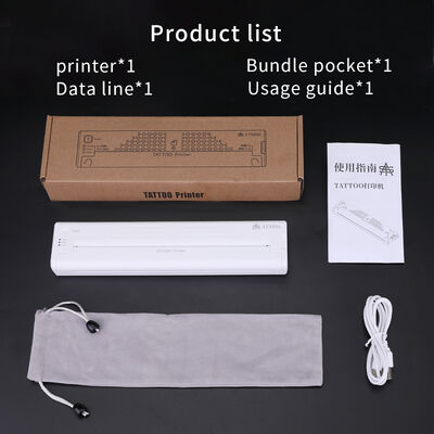 12000mAh Mini Tattoo Stencil Printer Thermal Copier Machine Wireless Transfer Printer Tattoo Printer Machine supplier
