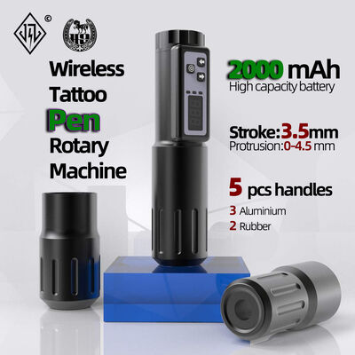 Electric LCD Display 2000mAh Battery Tattoo Gun RCA Wireless Rotary Tattoo Machine Pen Kit  for Tattoo Artist supplier