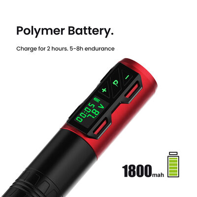 Digital Rotary Battery Coreless Tattoo Gun Tattoo Pen 1800 Mah Wireless Tattoo Machine supplier