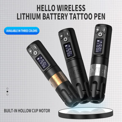 Ambition Soldier Digital Display Electric Tattoo Gun Wireless Machine Rotary Tattoo Pen Machine for Tattoo Artist supplier