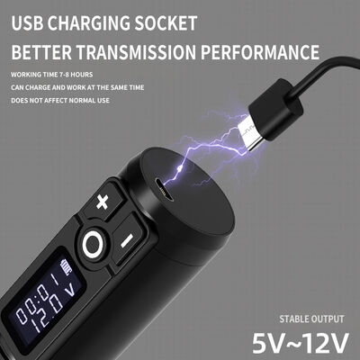 Ambition Soldier Digital Display Electric Tattoo Gun Wireless Machine Rotary Tattoo Pen Machine for Tattoo Artist supplier