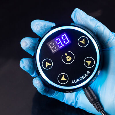 Wholesale New Upgrade Digital LCD Display Touch Screen Mini Aurora 2 Tattoo Power Supply Fit All Tattoo Machine supplier