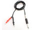 1.8M Wire &amp; Rubber Flat Spring Tattoo Machine Clip Cord For Power supplier