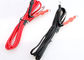 1.8M Wire &amp; Rubber Flat Spring Tattoo Machine Clip Cord For Power supplier