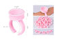 Diameter 1.5cm / 1.2cm Pink Plastic Ink Ring Tattoo Holer Equipment Supplies supplier