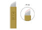 Gold 14 Pins Stainless Steel Permanent Makeup Needles supplier