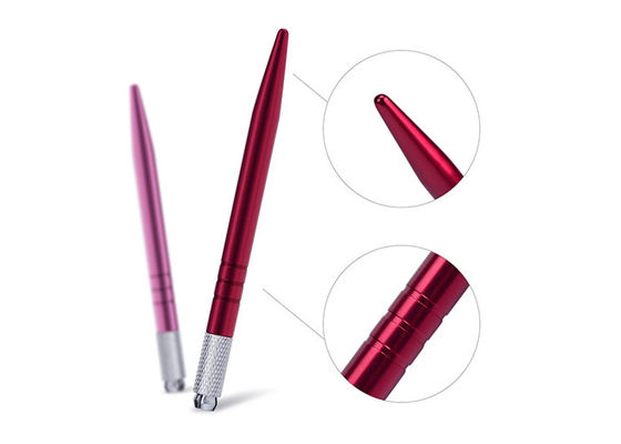 Red Blue Gold 16g Aluminum Microblading Makeup Pen supplier