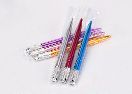 Red Blue Gold 16g Aluminum Microblading Makeup Pen supplier