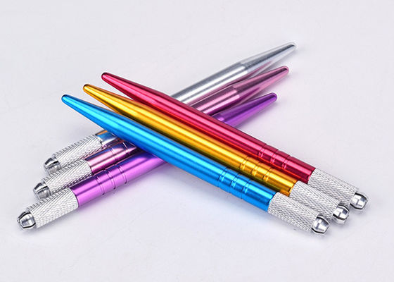 Red Blue Gold 16g Aluminum Microblading Makeup Pen supplier