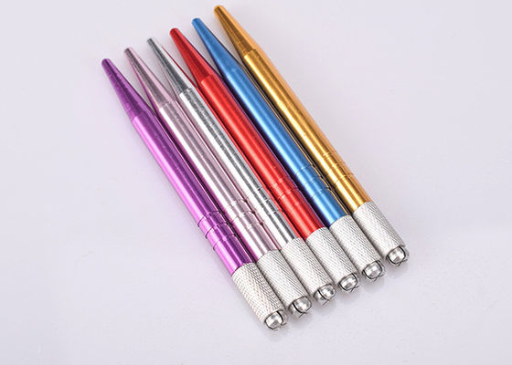 Red Blue Gold 16g Aluminum Microblading Makeup Pen supplier