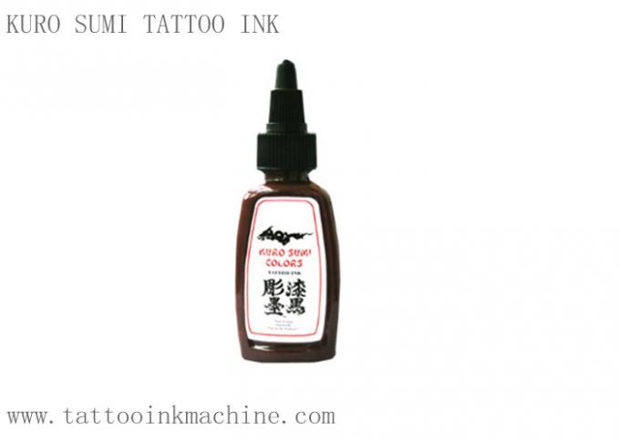Brown Color Eternal Tattoo Ink Kuro Sumi 1OZ For Permanent Makeup Body Tattooing 0