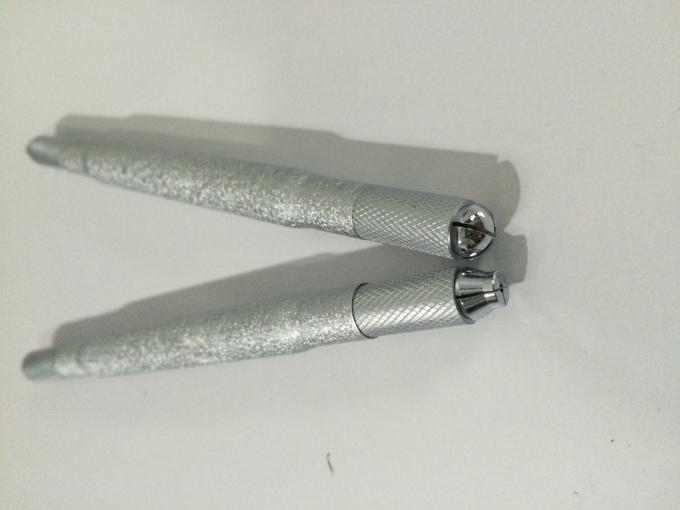 Aluminum Double Head 5D Microblading Manual Tattoo Pen , Eyebrow Tattoo Pen 0