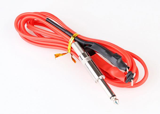 OEM 1.5M Silicone 4 Colors  Tattoo Machine Power Supply Clip Cord 0