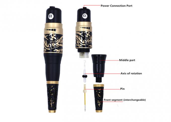 1R Gold Dragon Permanent Makeup Machine For Eyebrow 0