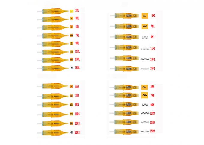 Disposable Cartridge 0.35mm 7RS Permanent Makeup Needles 0