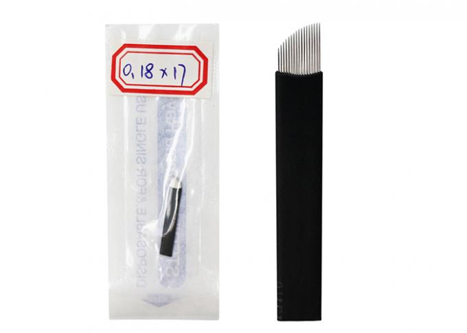 0.18MM Nano 17 Pins Eyebrow Micropigmentation Needles 0