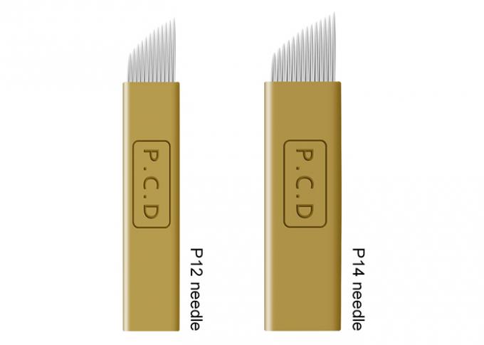 PCD Eyebrow 12 Pins Shaping Permanent Makeup Needles 0