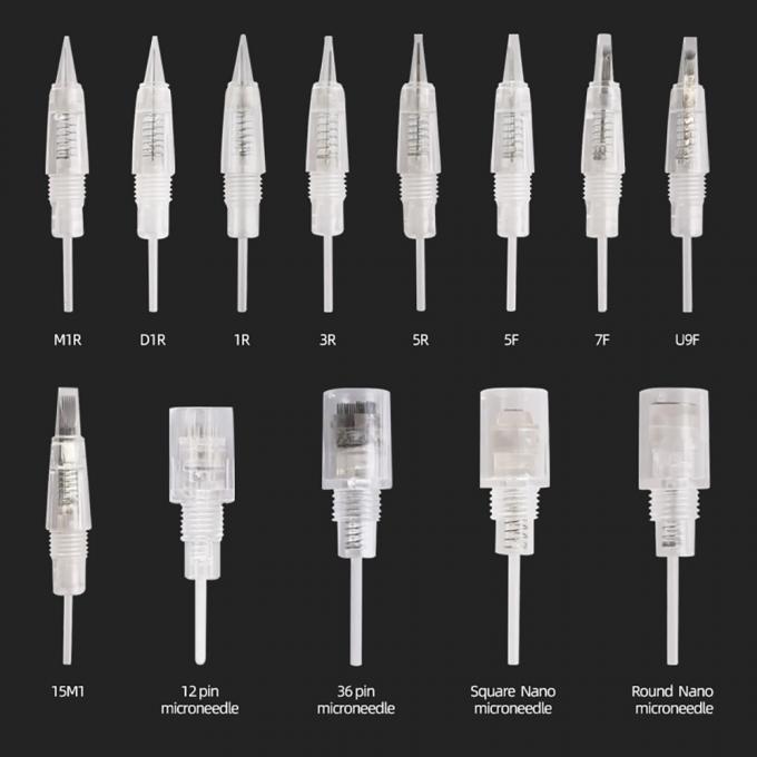 Scalp Micropigmentation Eyebrow Eyeline Lip Rotary Tattoo Cartridges Pen Stainless Steel with Electric Battery Power Supply 16