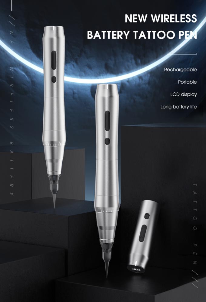Wireless Dermografo Machine SPMU Cordless Eyebrow Permanent Makeup Universal Cartridge Microblading Machine Tattoo Pen 6