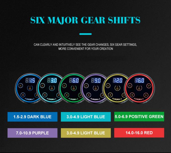 Upgrade Digital LCD Display Touch Screen Mini Aurora II Tattoo Power Supply 388g Package Weight for Tattoo Machine 6