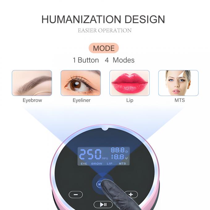 Powerful Universal Lip Brow Microblading Machine Electric Permanent Makeup with Touch Screen Panel and Rotary Machine 4