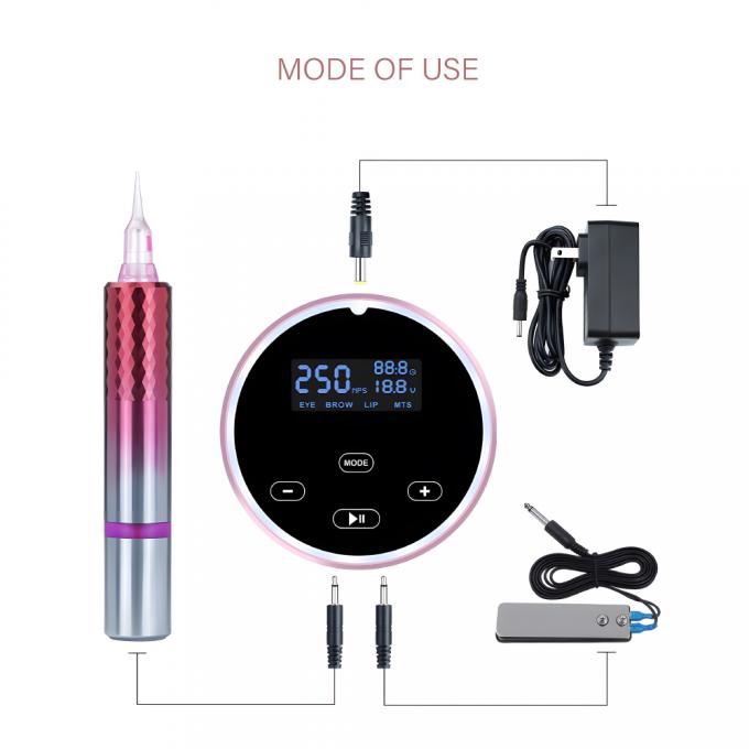 Powerful Universal Lip Brow Microblading Machine Electric Permanent Makeup with Touch Screen Panel and Rotary Machine 10
