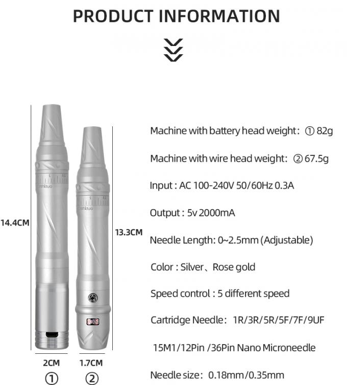 Small Tattoo Electric Wireless Rechargeable Professional Lip Tattoo Machine with and Rechargeable Design 1
