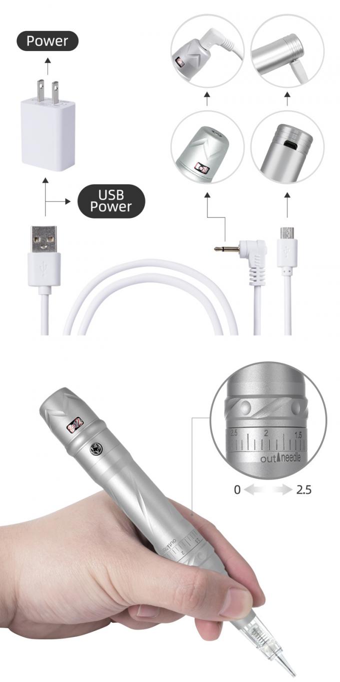 Small Tattoo Electric Wireless Rechargeable Professional Lip Tattoo Machine with and Rechargeable Design 4