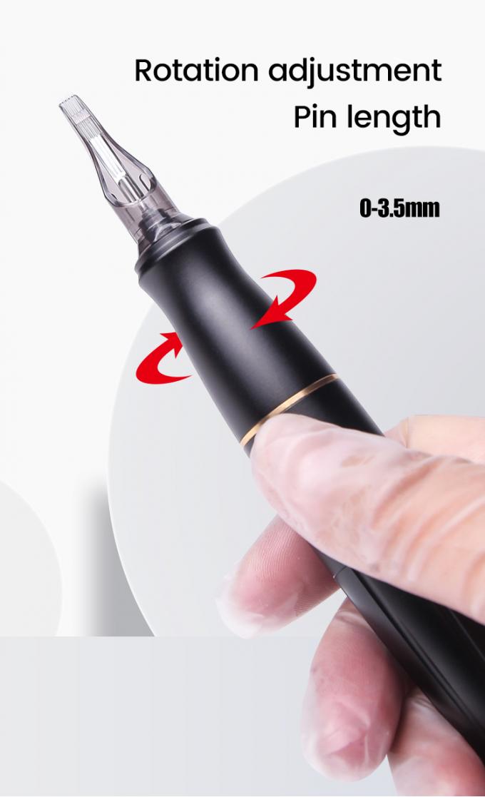 Coreless Motor Stainless Steel Red Microblading Eyebrow Lips Eyeliner Tattoo Gun 1