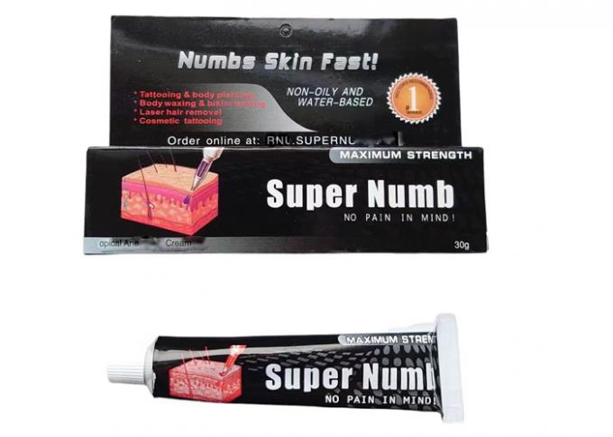 30G Super Numb Tattoo Anesthetic Cream Skin Numbing For Tattooing / Body Piercing 0