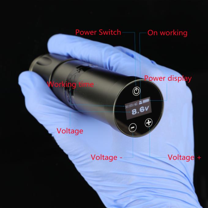 INKONE NARW Brand Digital LCD Touch Screen Display 1800mAh Battery Tattoo Pen Micropigmentation Machine Wireless Tattoo Machine 8