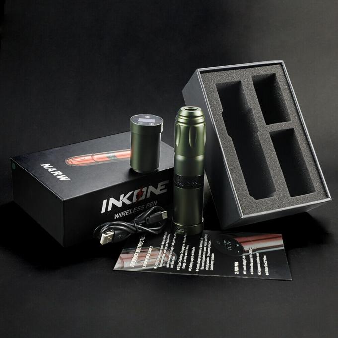 INKONE NARW Brand Digital LCD Touch Screen Display 1800mAh Battery Tattoo Pen Micropigmentation Machine Wireless Tattoo Machine 18