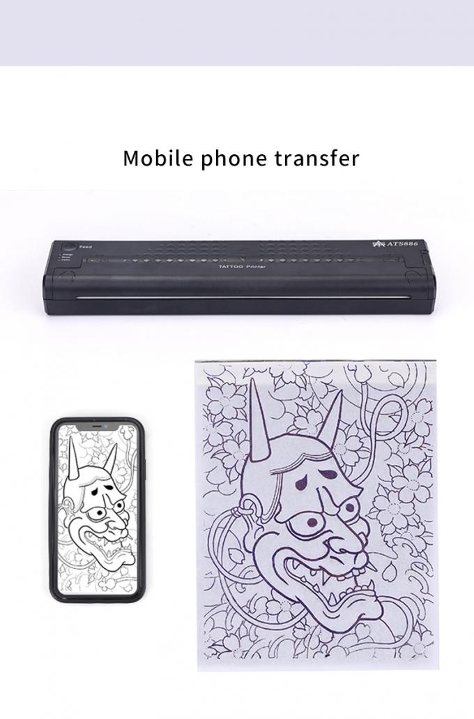 12000mAh Mini Tattoo Stencil Printer Thermal Copier Machine Wireless Transfer Printer Tattoo Printer Machine 14