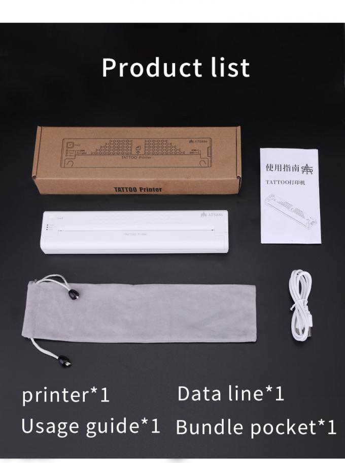 12000mAh Mini Tattoo Stencil Printer Thermal Copier Machine Wireless Transfer Printer Tattoo Printer Machine 28