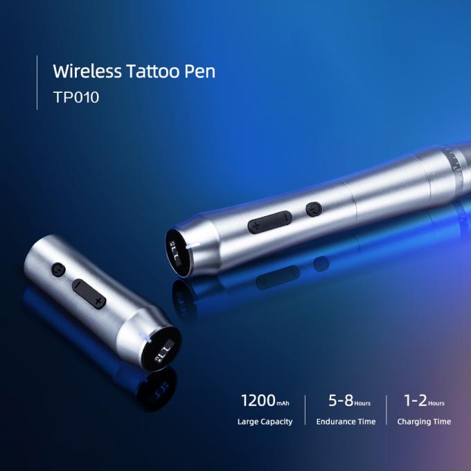 Cordless Electric Tattoo Pen Wireless Permanent Makeup Machine with Double Battery Eyebrow Tattoo Gun 10