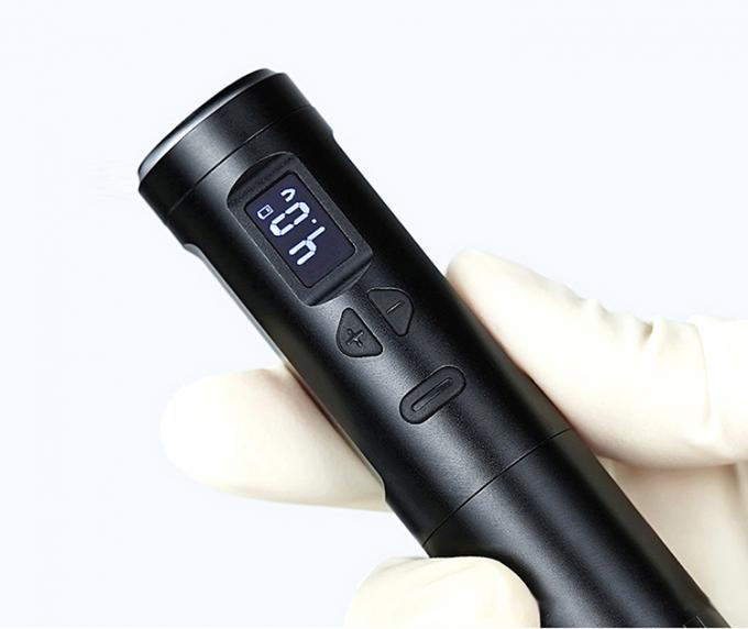 Wireless Dermografo Electric Tattoo Machine Cordless Permanent Makeup Machine Aluminum 2 Battery Heads RCA Connector Model 20