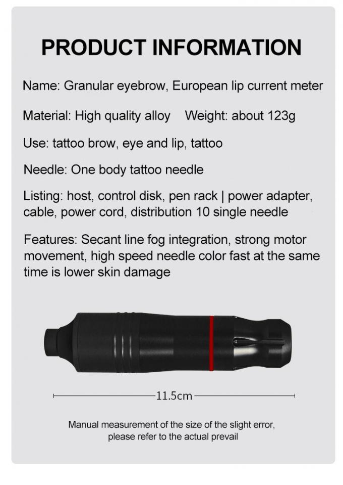 Rotary Tattoo Machine Set with Aurora II Power Supply Popular Tattoo Pen Kit Including Tattoo Guns 24