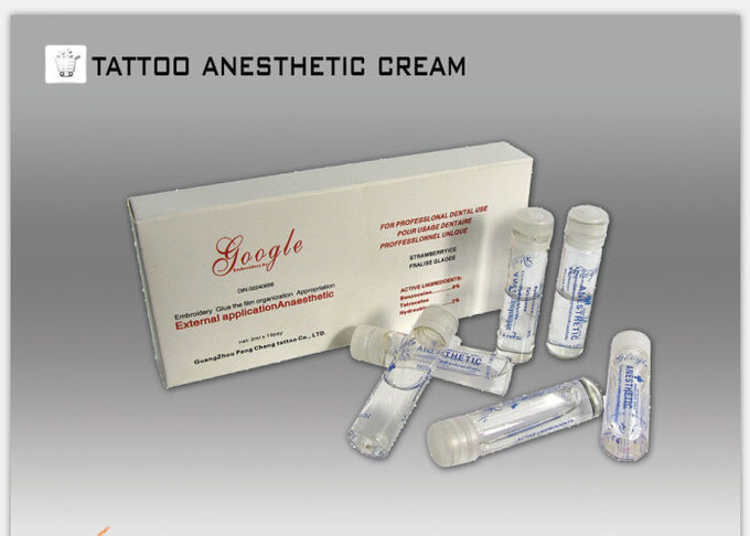 Benzocaine 8% Topical Anesthetic Cream For Tattoos / Embroidered Eyebrows 0